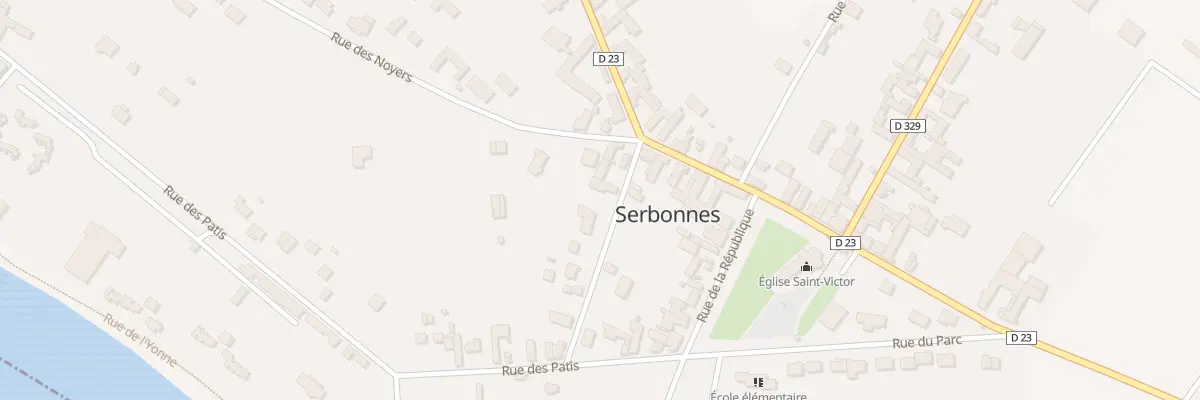Plan du 6 Rue des Grenouilles à Serbonnes