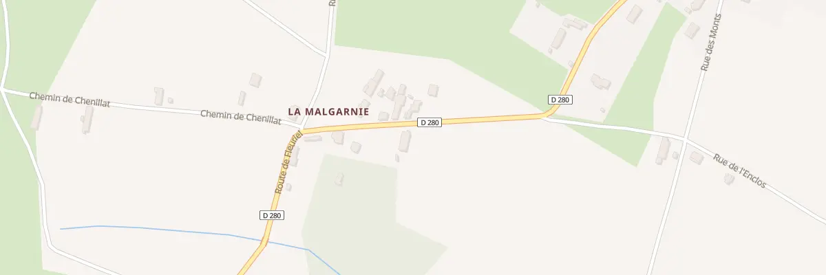 Plan du 29 Rue de la Malgarnie à Cesset