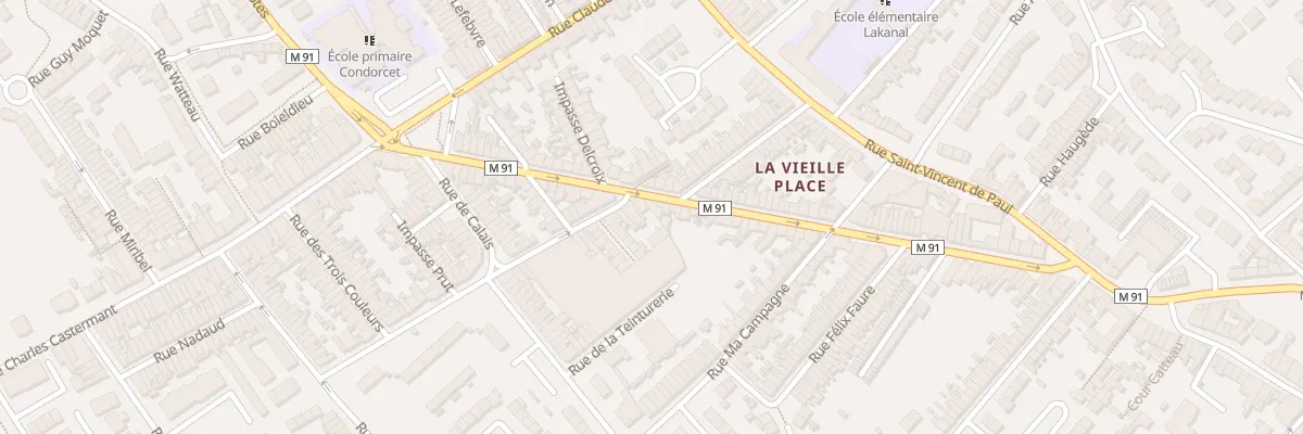 Plan du 163 Rue Henri Briffaut à Wattrelos