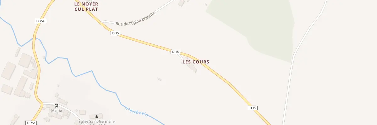 Plan du 2 Les Cours à Frétoy