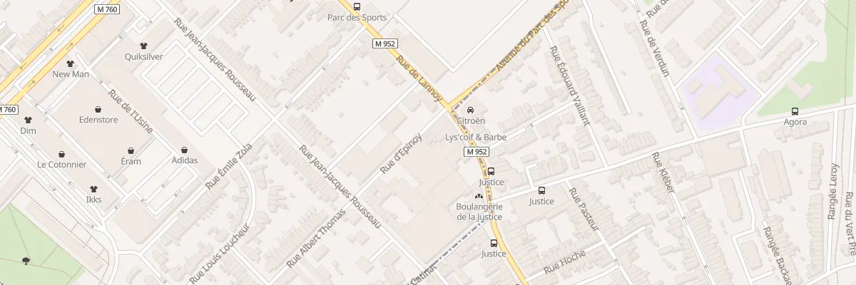 Plan du 7 Rue d’Epinoy à Roubaix