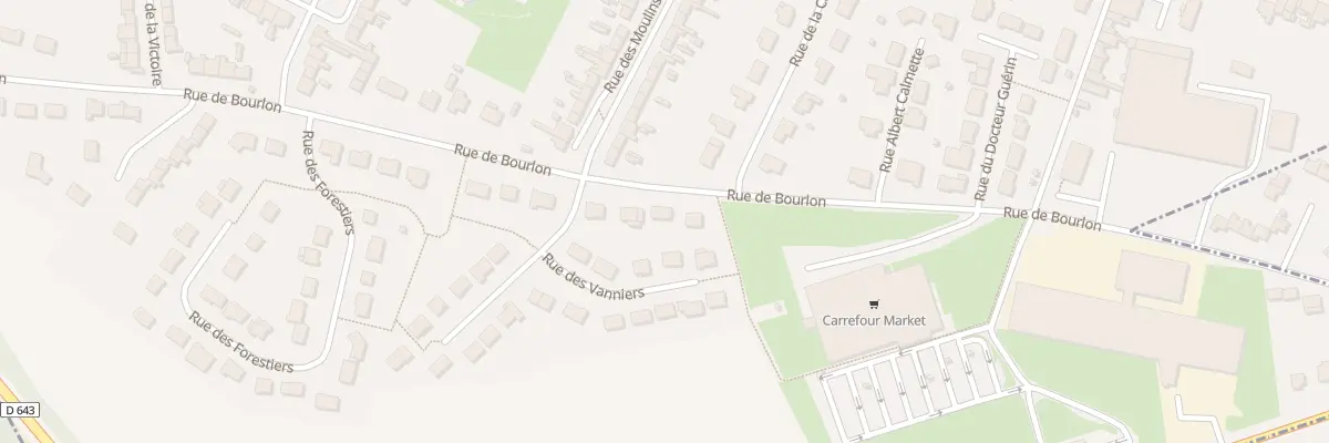 Plan du 556 Rue de Bourlon à Raillencourt-Sainte-Olle
