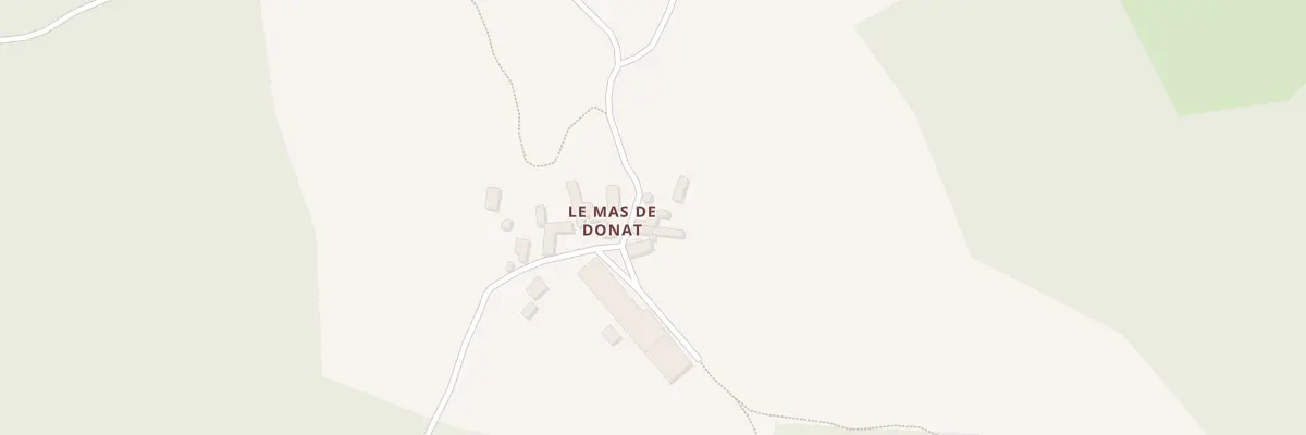 Plan du 5041A Le Mas de Donat à Saint-Saturnin