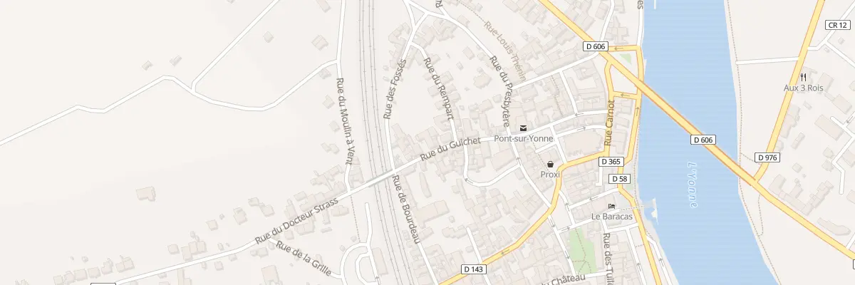 Plan du 22 Rue du Guichet à Pont-sur-Yonne