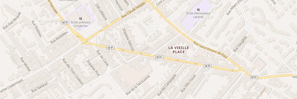 Plan du 148 Rue Henri Briffaut à Wattrelos