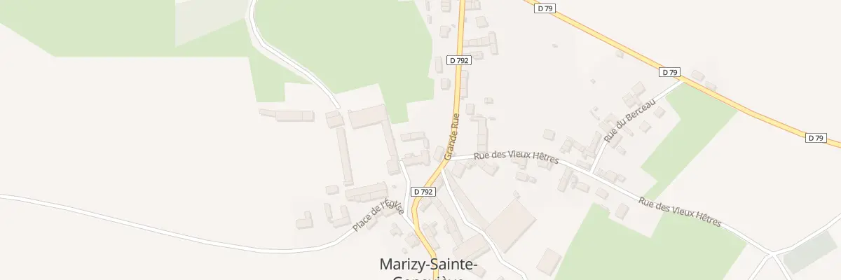 Plan du 6 Pl de l’Eglise à Marizy-Sainte-Geneviève