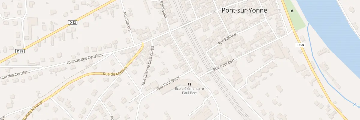 Plan du 5 Rue Saint Jean à Pont-sur-Yonne