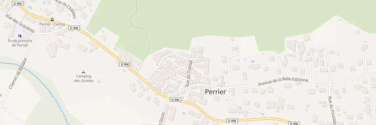 Plan du 13 Rue du Tramot à Perrier