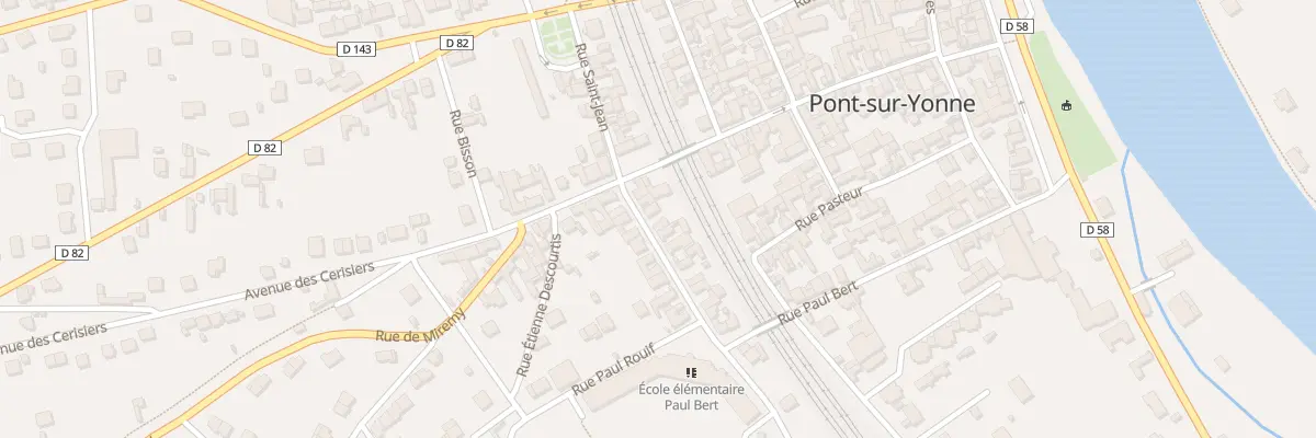 Plan du 18 Rue Saint Jean à Pont-sur-Yonne