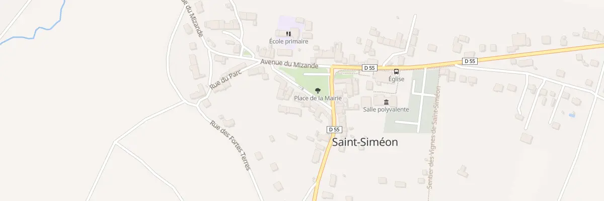 Plan du 13 Pl de la Mairie à Saint-Siméon