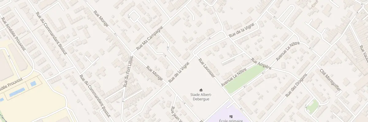 Plan du 88 Rue de la Vigne à Wattrelos