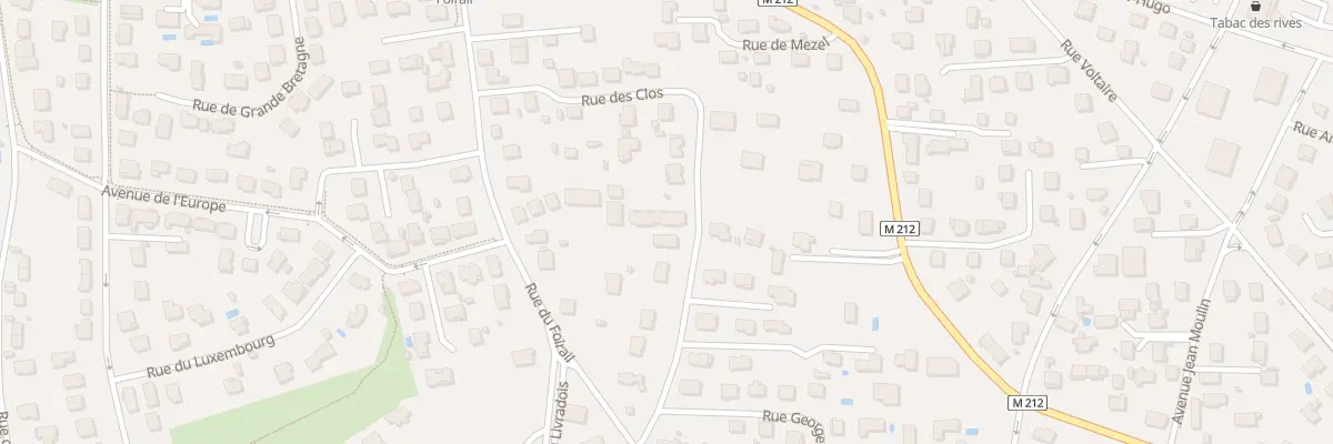 Plan du 18 Rue des Clos à Cournon-d’Auvergne