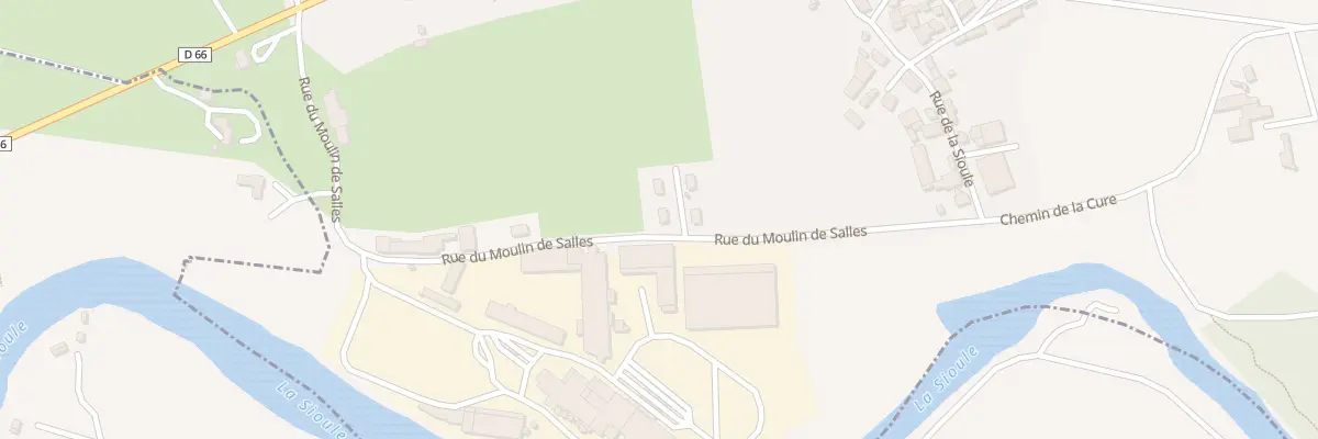 Plan du 1 All de Sillol à Saint-Germain-de-Salles