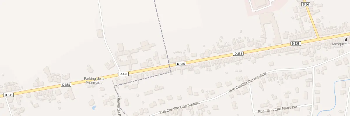 Plan du 94 Rue Mal de Lattre de Tassigny à Chauny