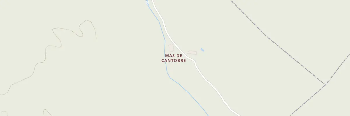 Plan du 5559F Mas de Cantobre à Carlencas-et-Levas
