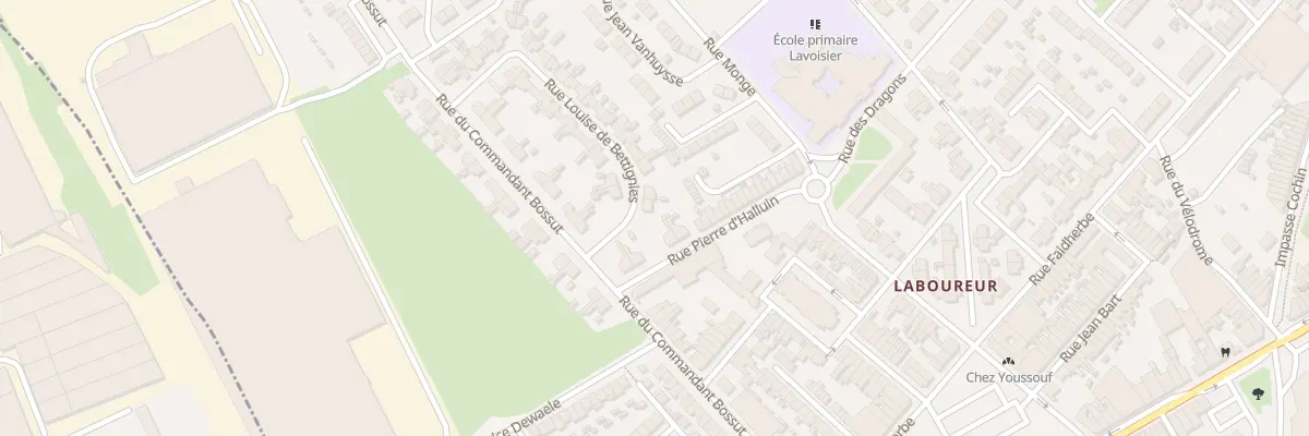 Plan du 2 Rue Louise De Bettignies à Wattrelos
