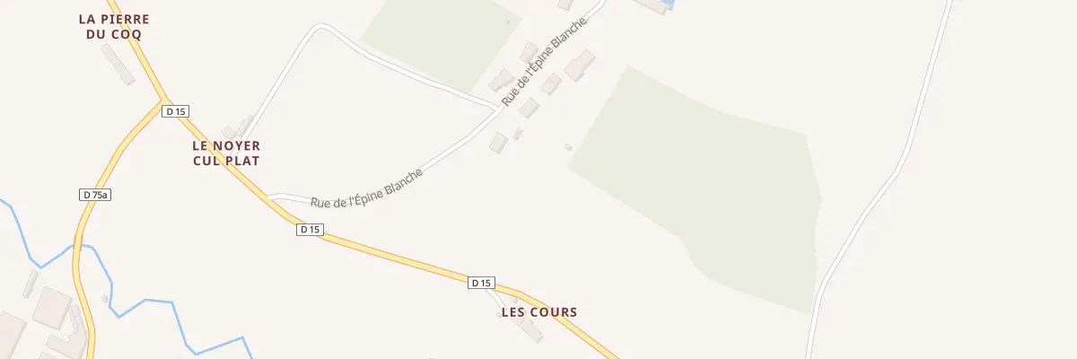Plan du 2 Rue de l’Epine Blanche à Frétoy