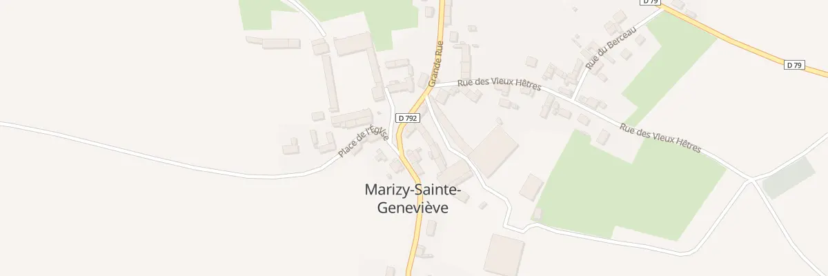 Plan du 9 Gr Grande Rue à Marizy-Sainte-Geneviève