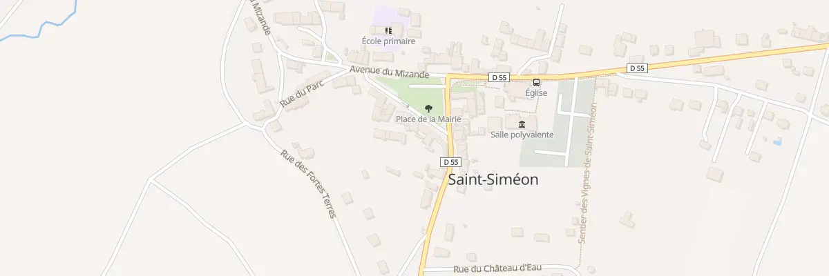 Plan du 12 Pl de la Mairie à Saint-Siméon