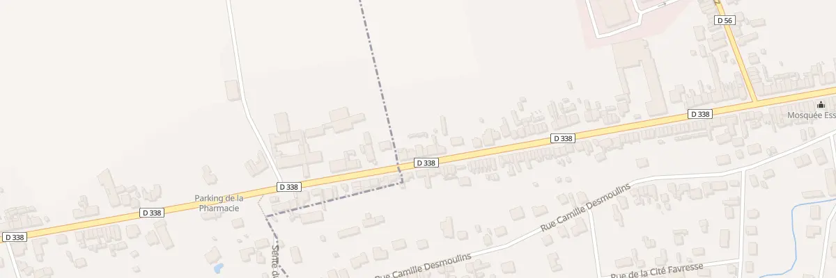 Plan du 92 Rue Mal de Lattre de Tassigny à Chauny