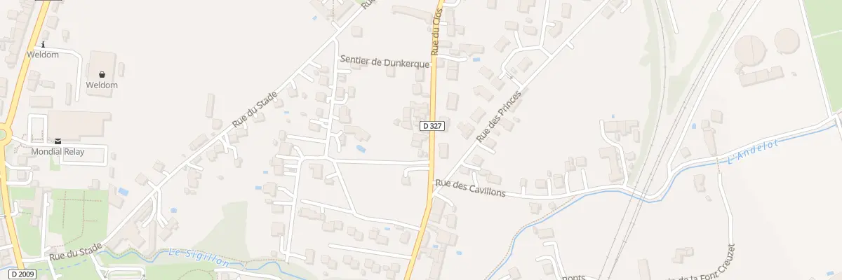 Plan du 13 Rue du Clos à Gannat