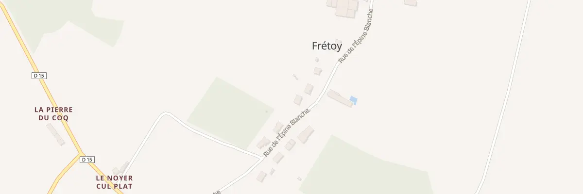 Plan du 5 Rue de l’Epine Blanche à Frétoy