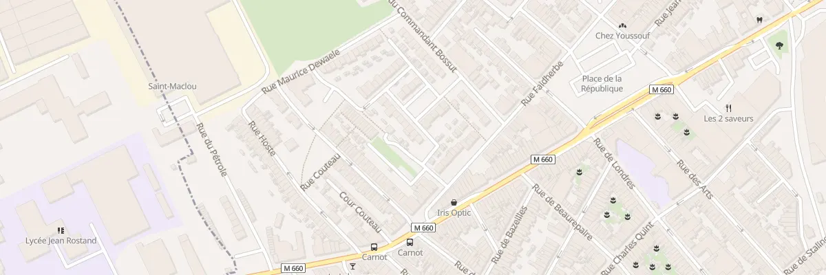 Plan du 13 Sq Louis Blain à Wattrelos
