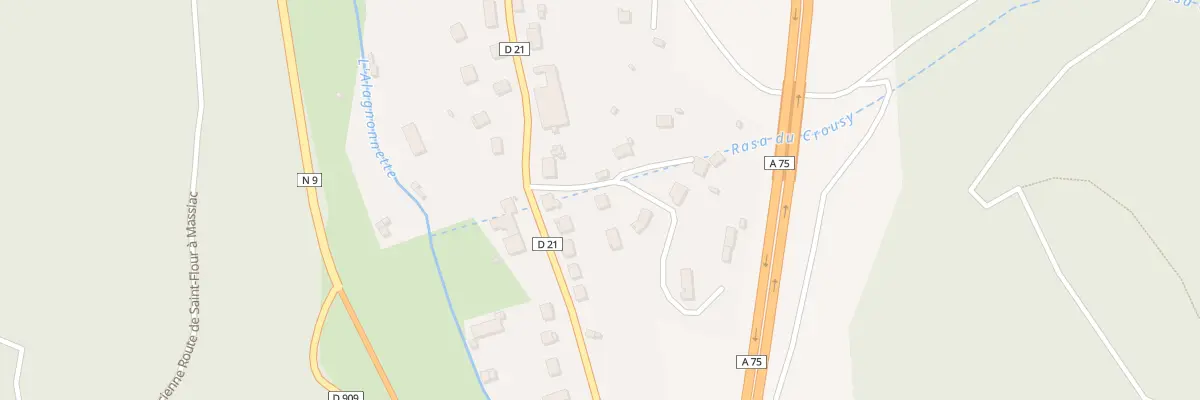 Plan du 2 Che de la Croix de Juny à Massiac