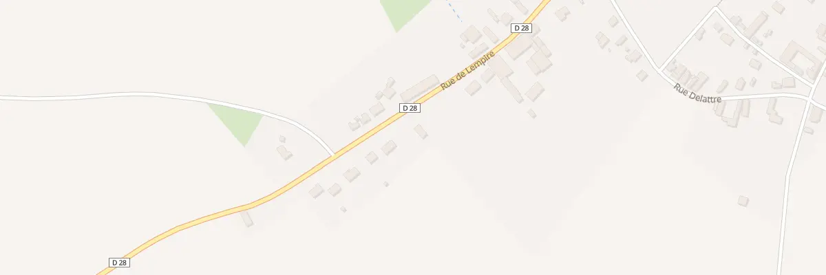 Plan du 19 Rue de Lempire à Vendhuile
