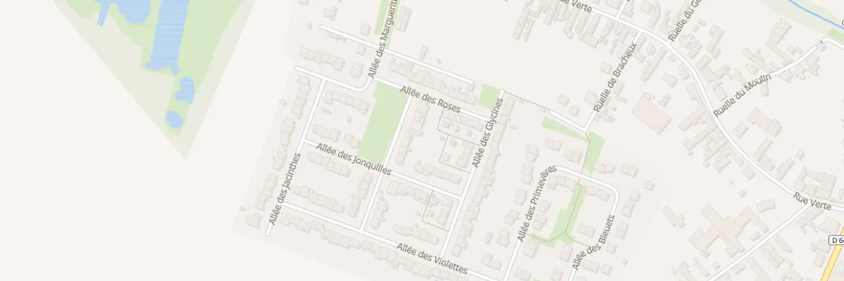 Plan du 7 All du Muguet à Masnières