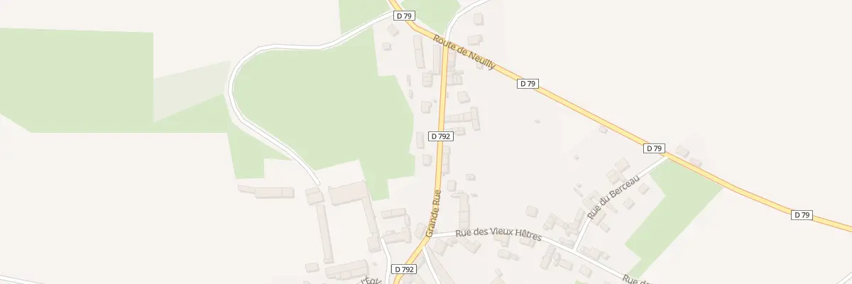 Plan du 14 Grande Rue à Marizy-Sainte-Geneviève