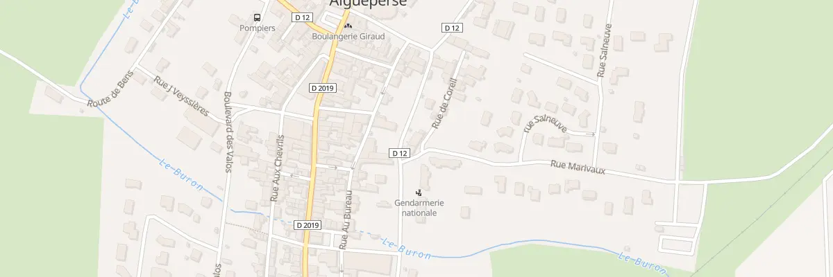 Plan du 11 Bd du Pont Garnichaud à Aigueperse