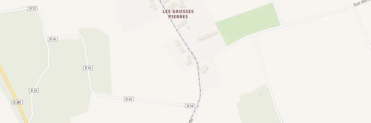 Plan du 1B Les Grosses Pierres à Villeroy