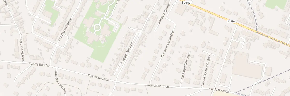 Plan du 23 Rue des Moulins à Raillencourt-Sainte-Olle