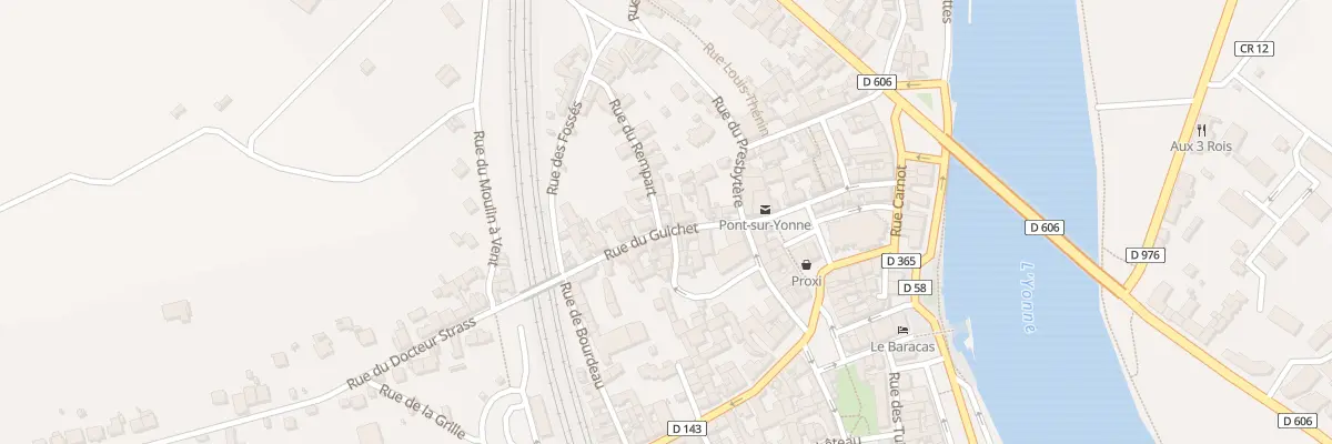 Plan du 16 Rue du Guichet à Pont-sur-Yonne