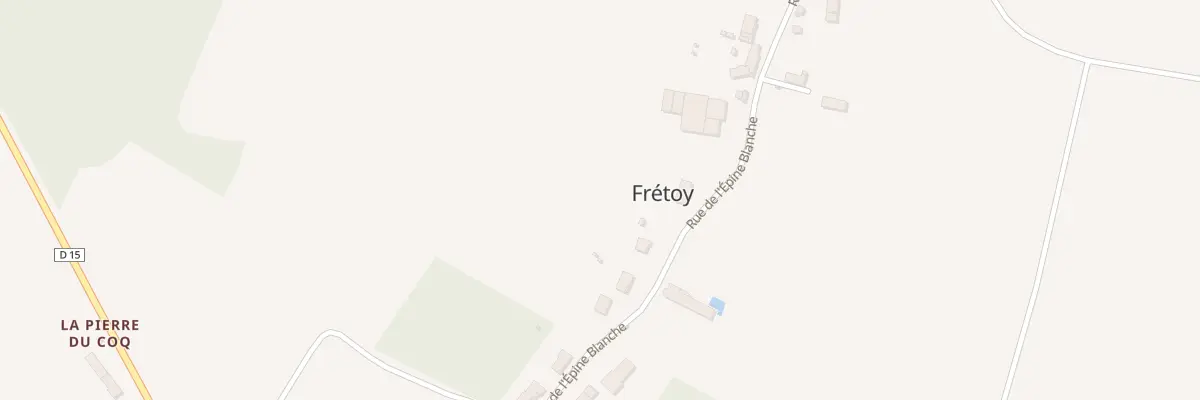 Plan du 11 Rue de l’Epine Blanche à Frétoy