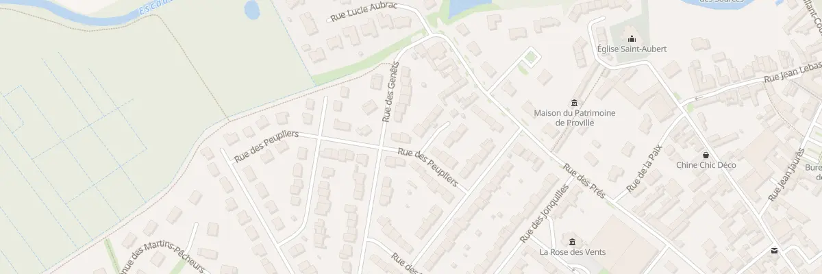 Plan du 8 Rue des Peupliers à Proville