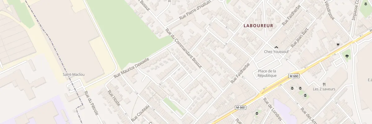 Plan du 27 Rue du Commandant Bossut à Wattrelos
