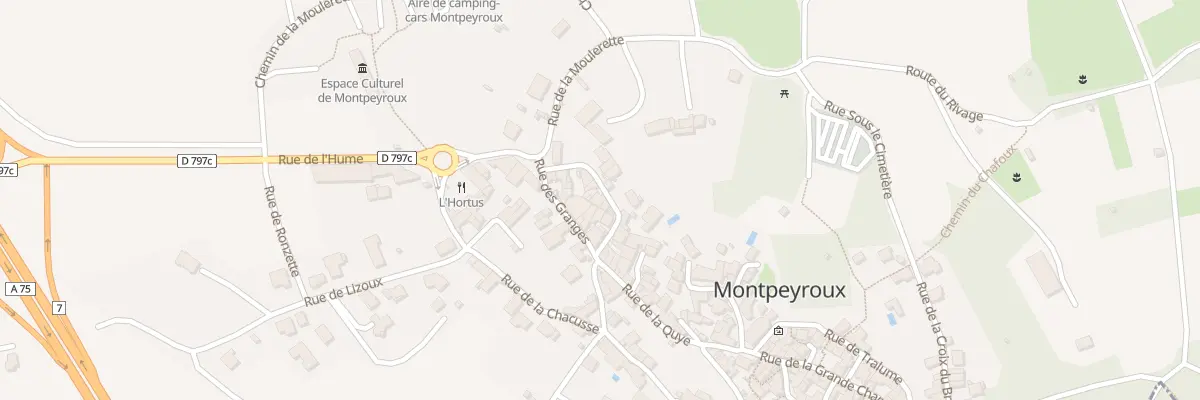 Plan du 5 Rue de la Reine à Montpeyroux