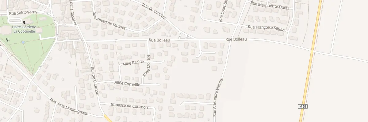 Plan du 9002 Rue Boileau à Lempdes