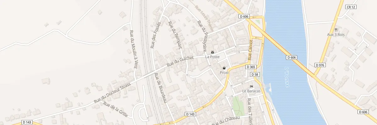 Plan du 3 Rue du Guichet à Pont-sur-Yonne