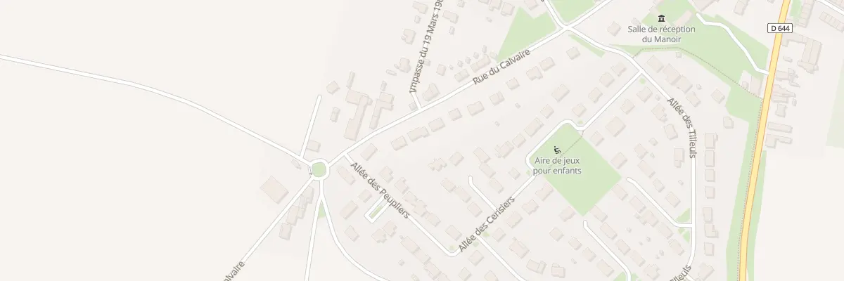 Plan du 39 Rue du Calvaire à Masnières