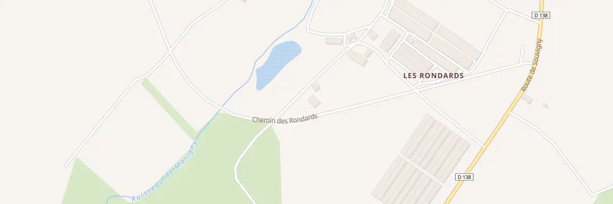 Plan du 5178 Les Rondards à Marigny