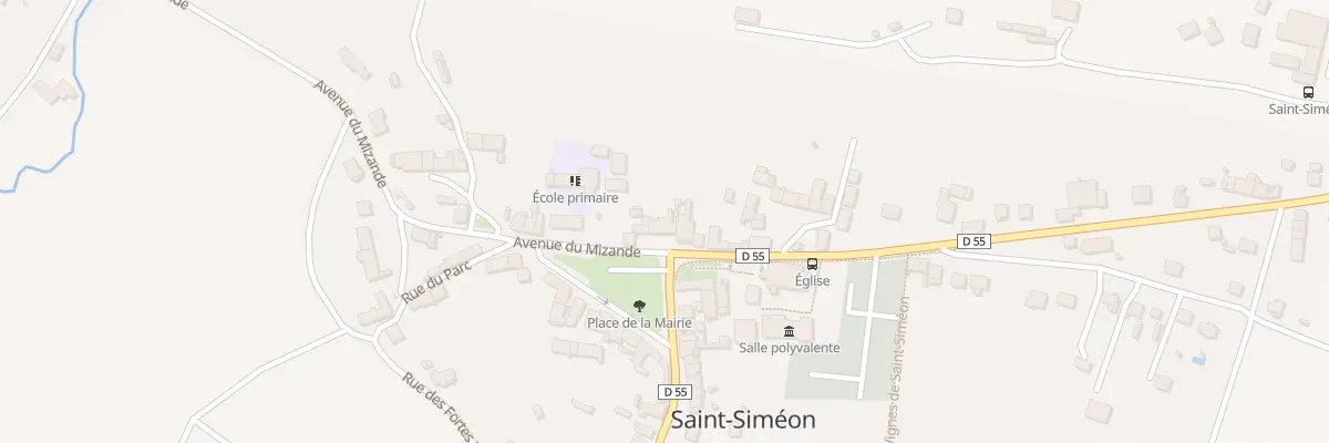 Plan du 5 Pl de la Mairie à Saint-Siméon