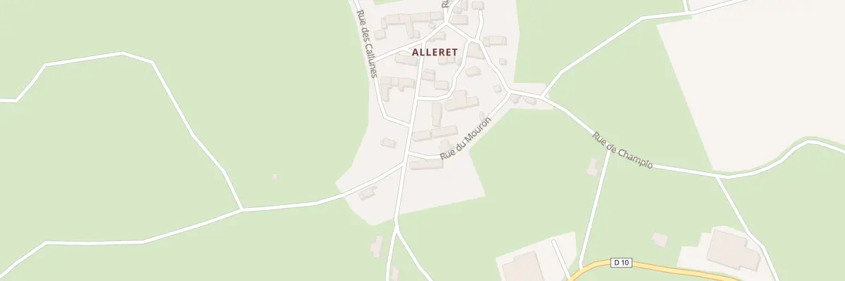 Plan du 5042 Alleret à Saint-Poncy