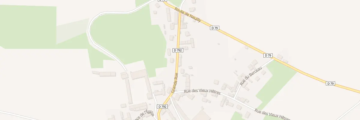 Plan du 5012 Gr Grande Rue à Marizy-Sainte-Geneviève