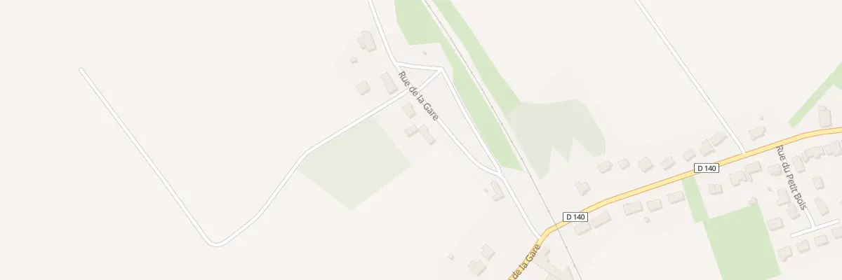 Plan du 5 Rue de la Gare à Abancourt
