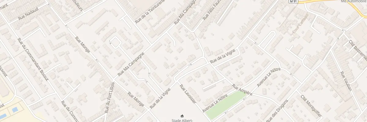 Plan du 74 Rue de la Vigne à Wattrelos