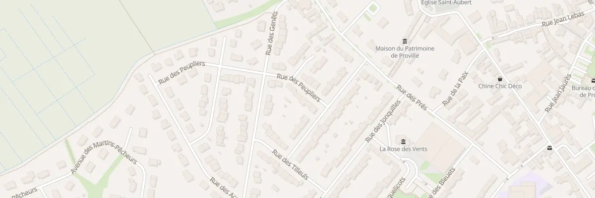Plan du 7 Rue des Peupliers à Proville