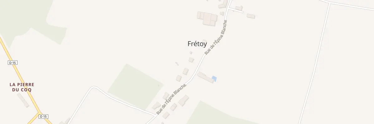 Plan du 9 Rue de l’Epine Blanche à Frétoy